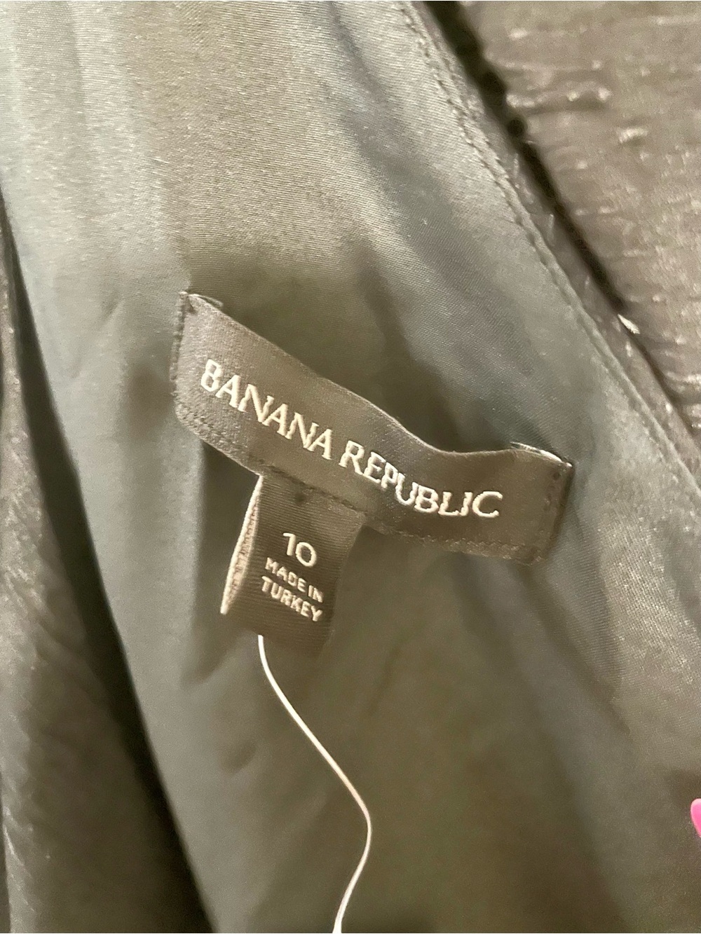 NWT Banana Republic black one-shoulder blouse Size 10/Medium - Picture 9 of 13